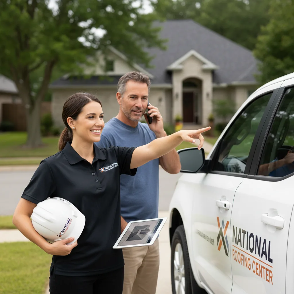 National Roofing Center customer support in Muscadine